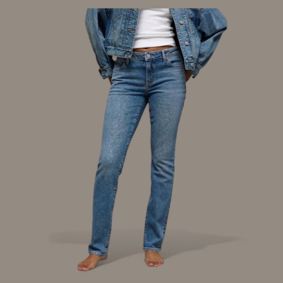 American Eagle Skinny Stretch Denim Jeans, SIze 8 - Picture 1 of 8